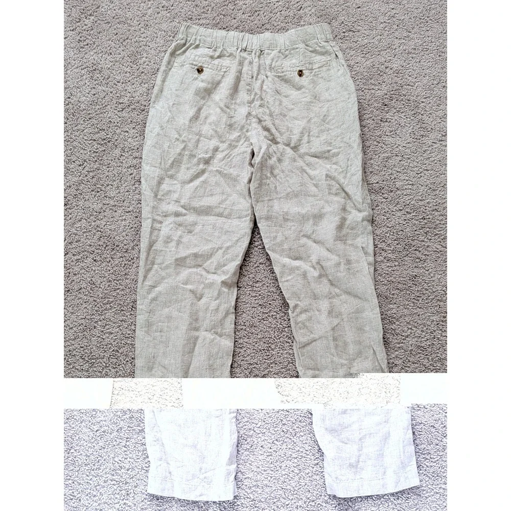 Quince 100% European Linen Pants Flax Mens Medium (Fits 30x31) NWT Pockets
